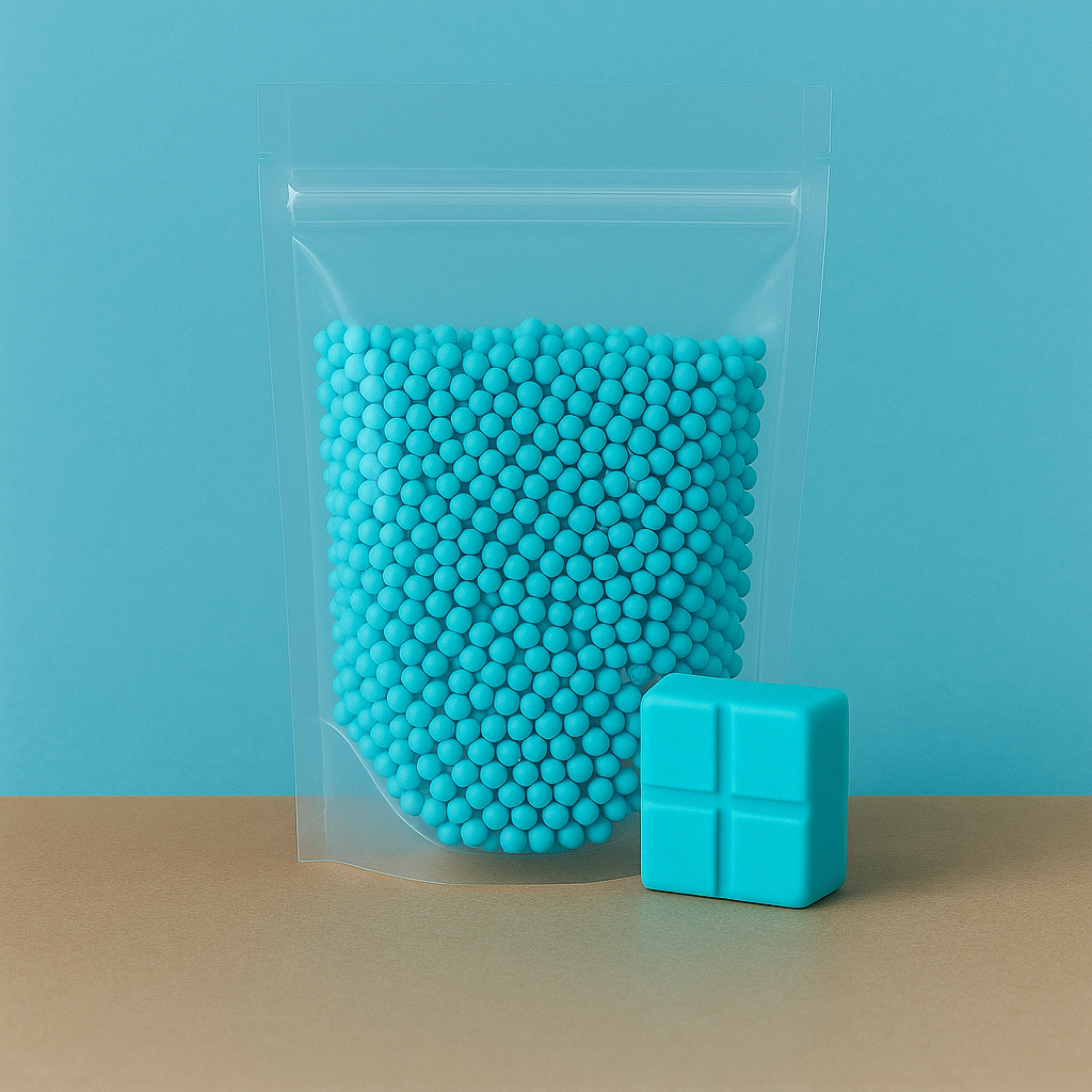 Colorant en grain couleur bleu lagon