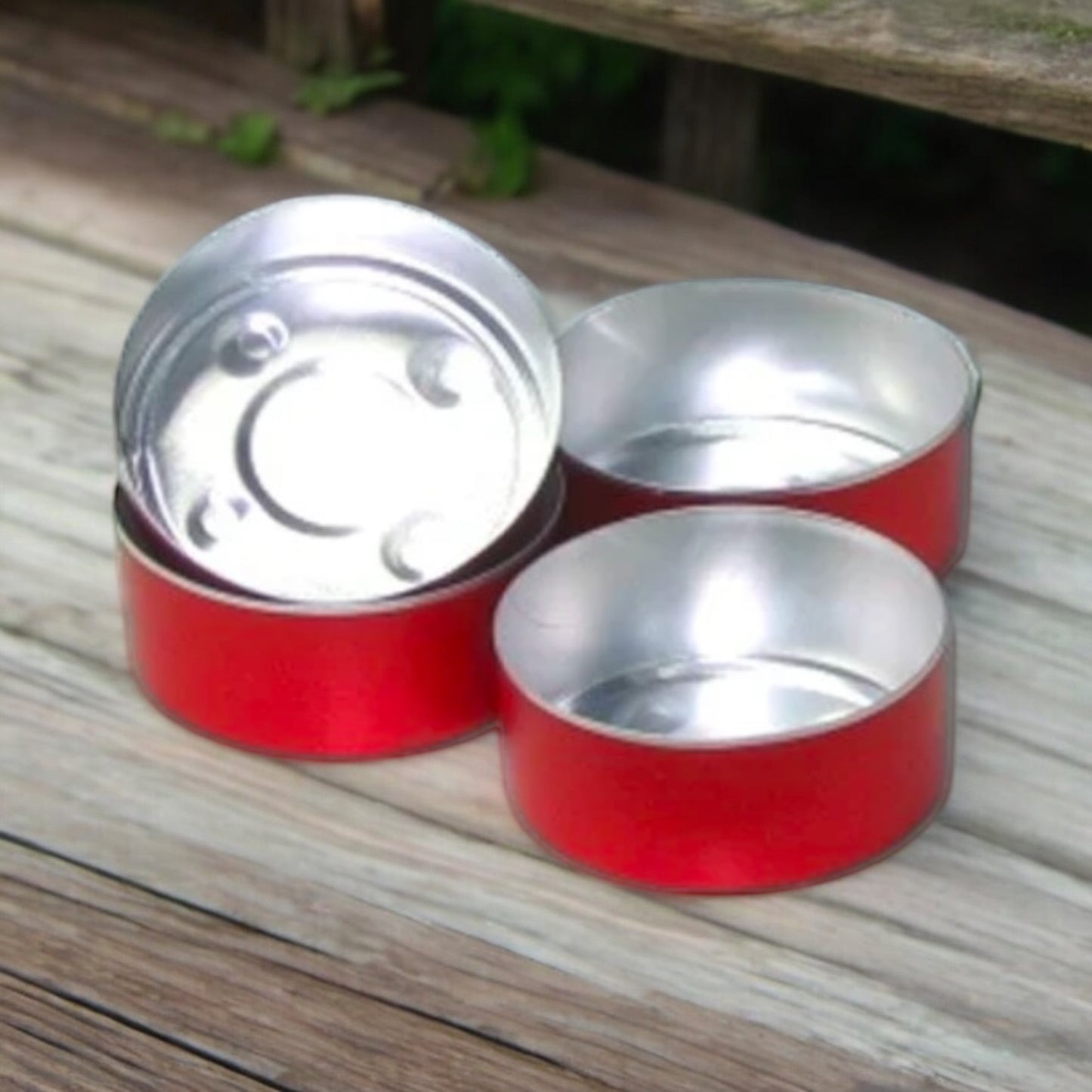 Contenant pour chauffe plat rouge
