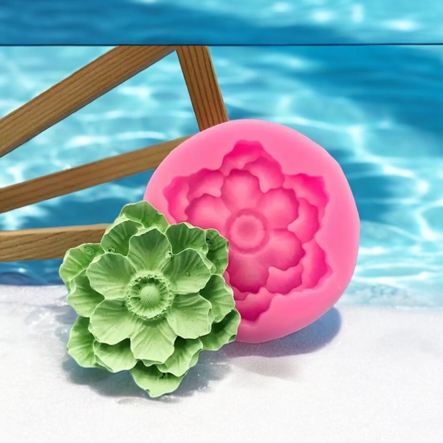Moule silicone fleur de lotus