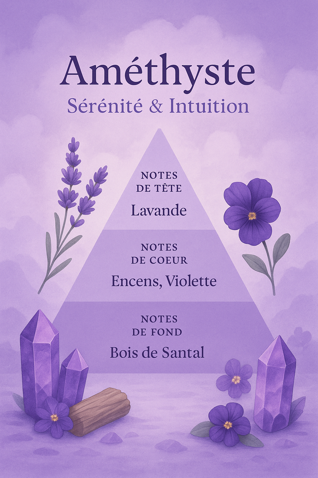 Améthyste : Sérénité & intuition
