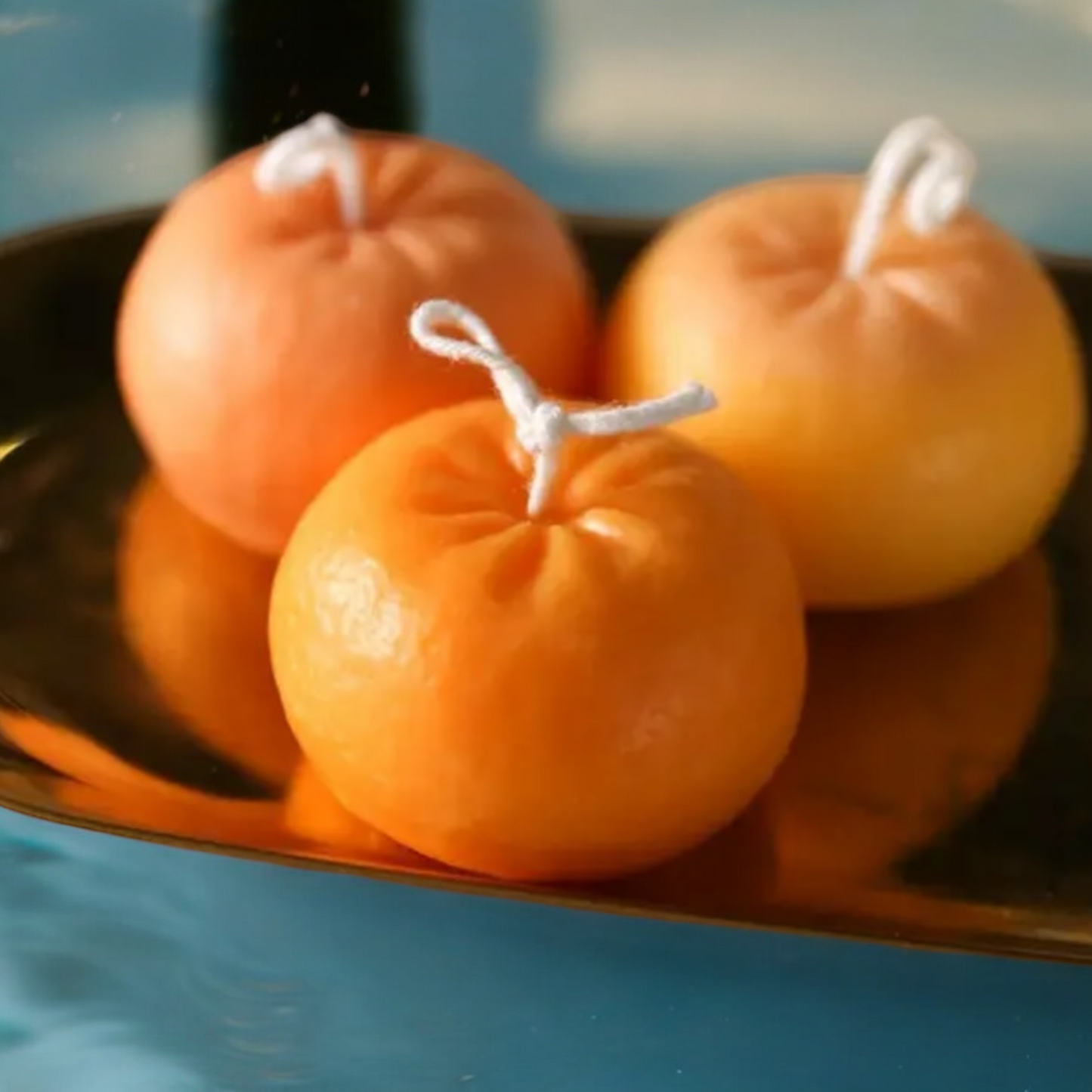 Moule silicone bougie mandarine