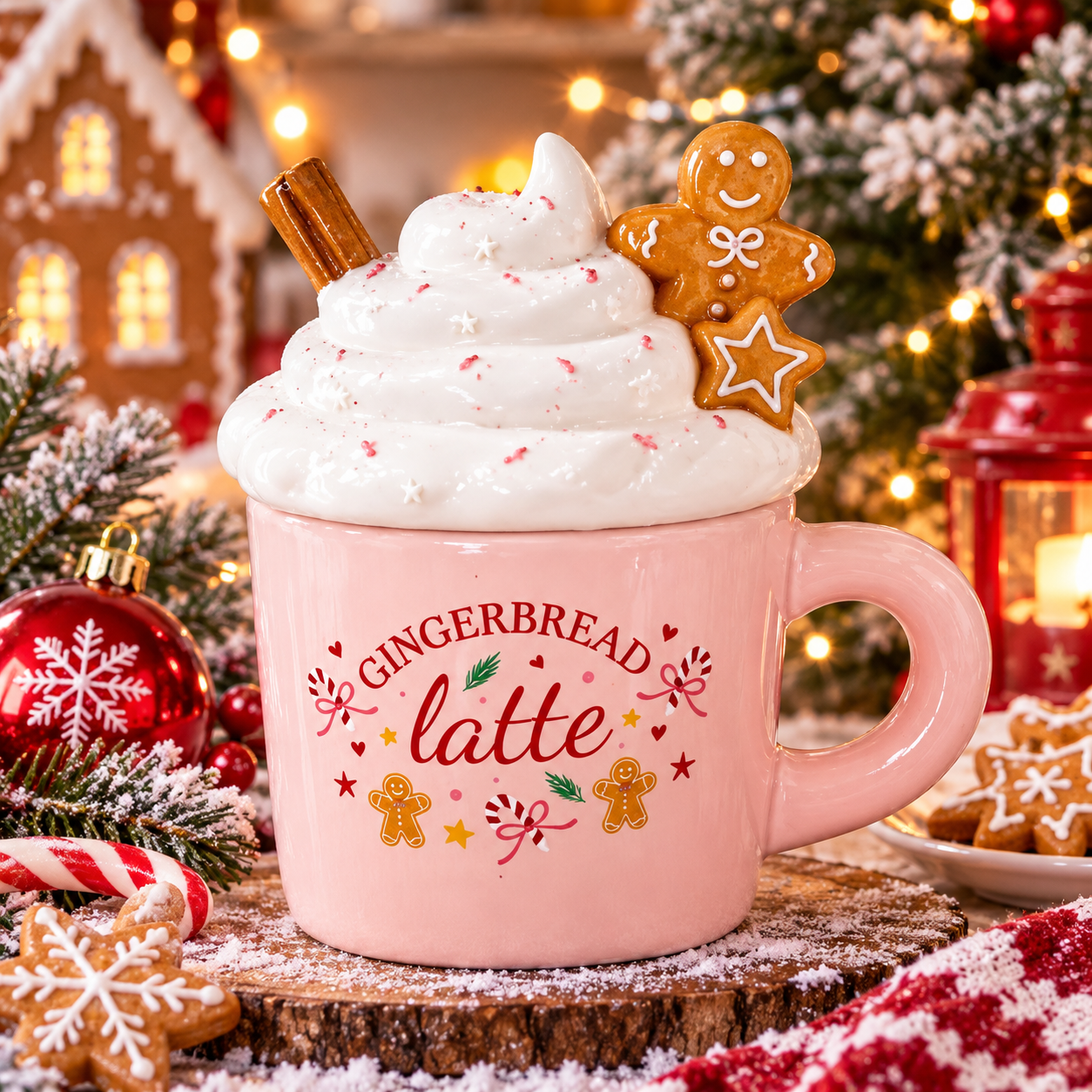 Brûleur Latte au Pain D'épices Rose