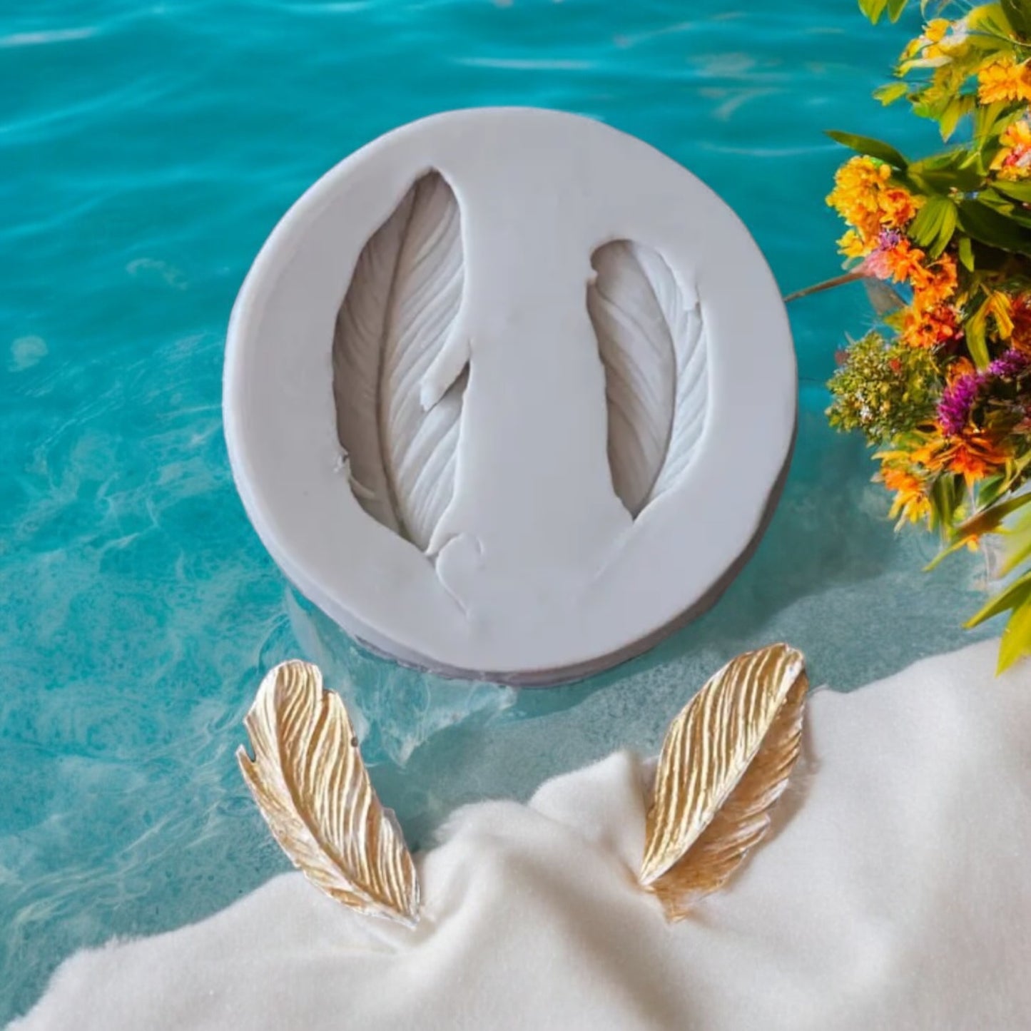 Moule silicone plume
