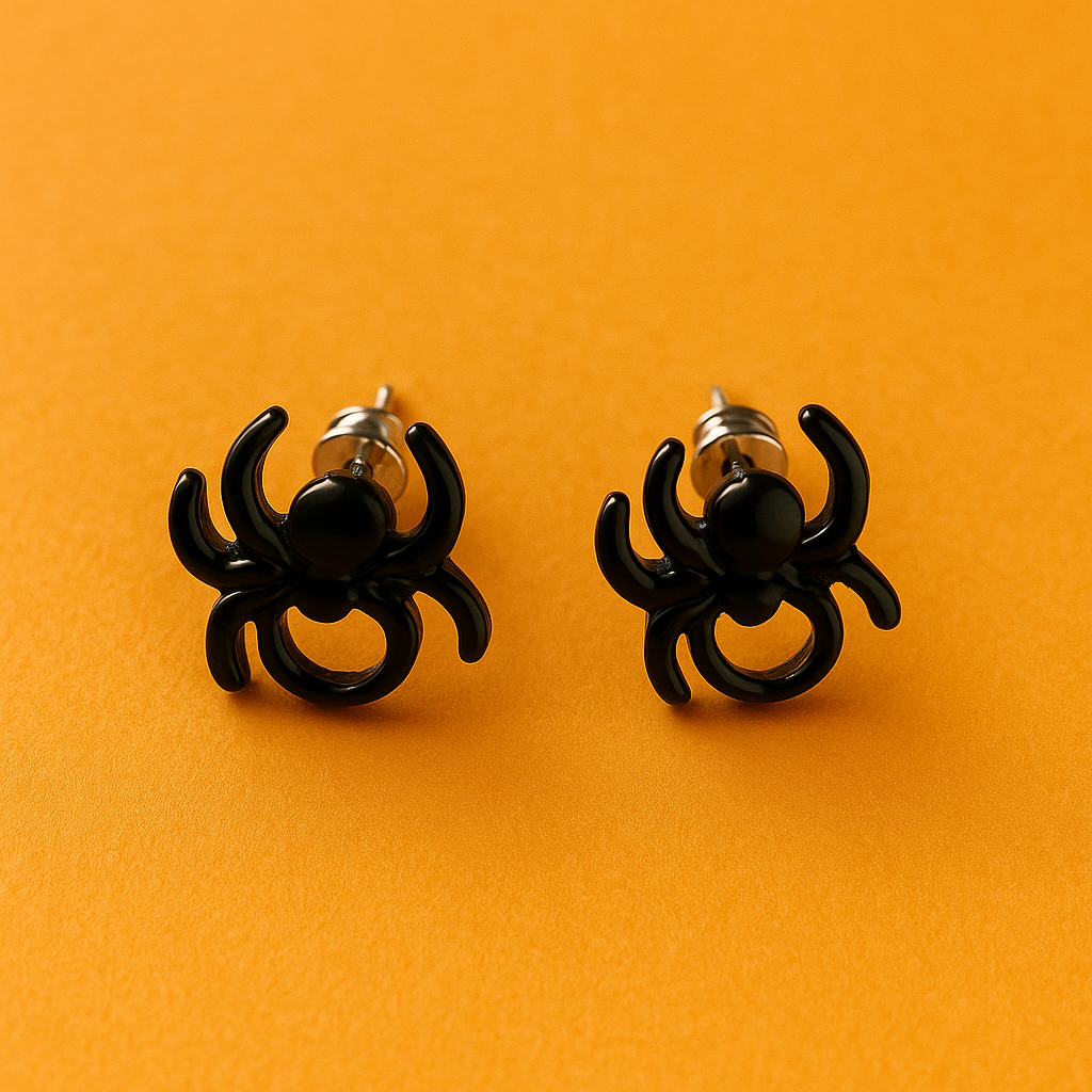 Boucles d’oreilles « Araignée »