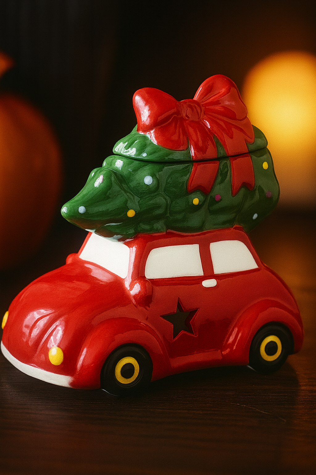 Brûleur Voiture avec Sapin de Noël