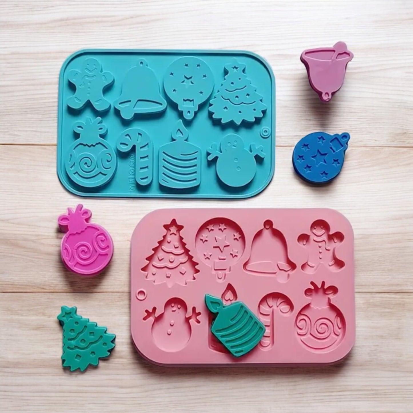 Moule silicone objet de Noël