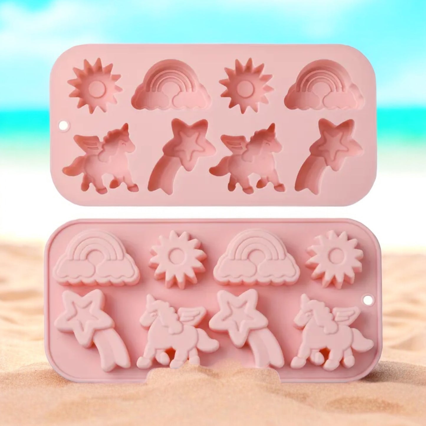 Moule silicone fondant licorne etc…