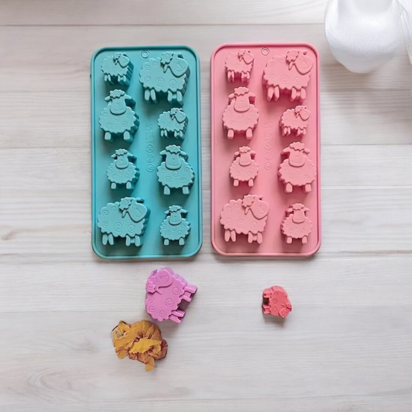 Moule silicone en forme de mouton