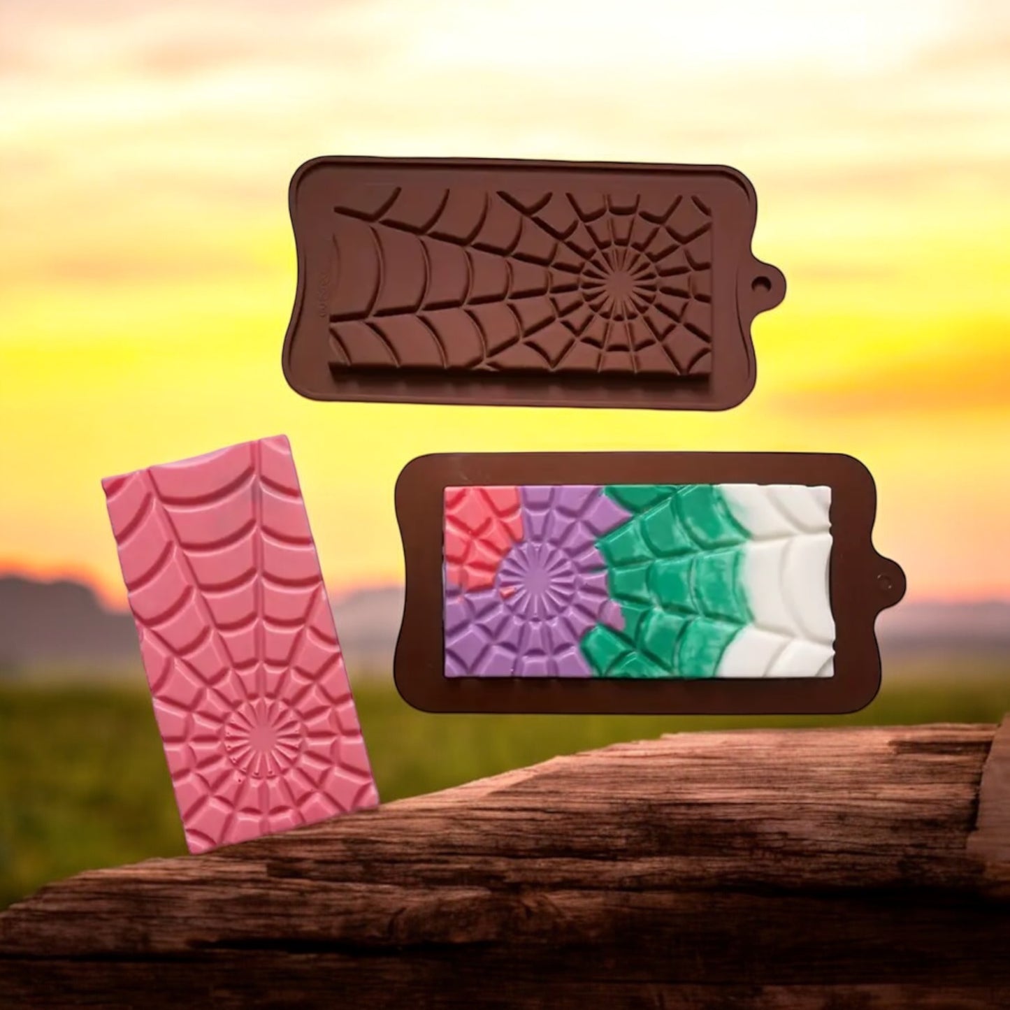 Moule silicone tablette toile d’araignée