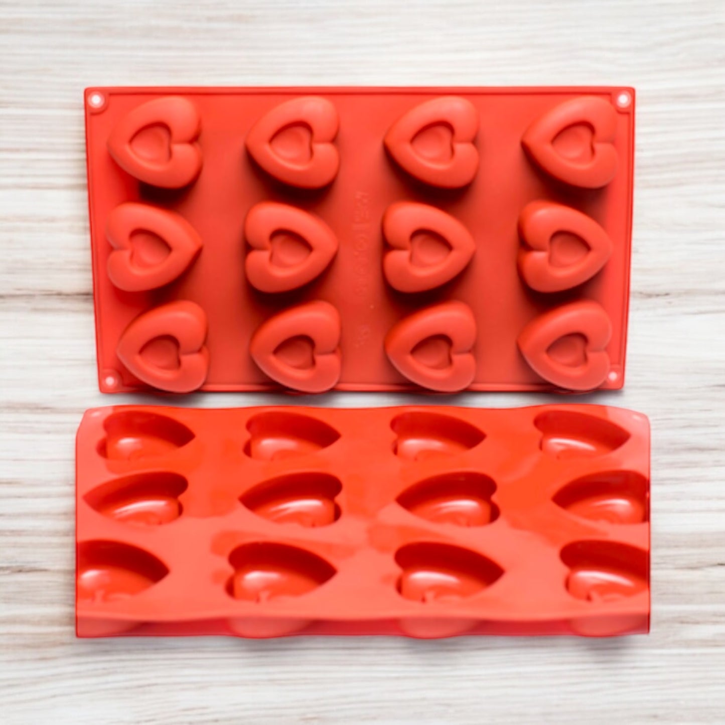 Moule silicone cœur savarin
