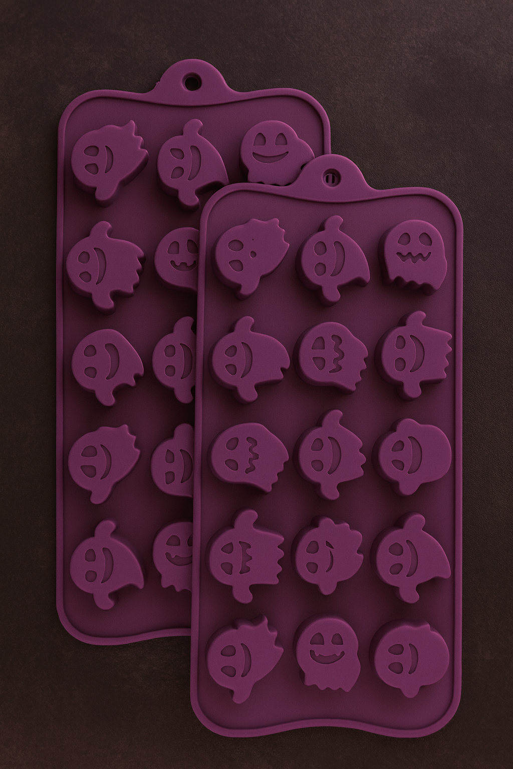 Moule en silicone – Fantômes (expressions variées)