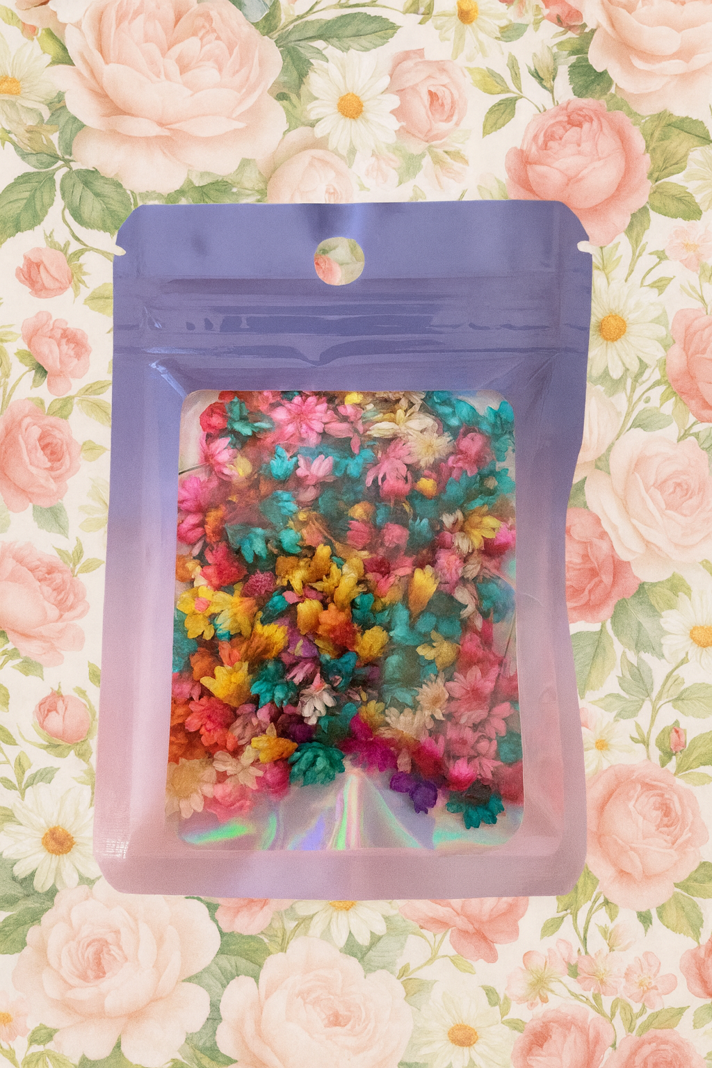 Sachet de Mini Fleurs Séchées – Spécial Créations Multi couleur
