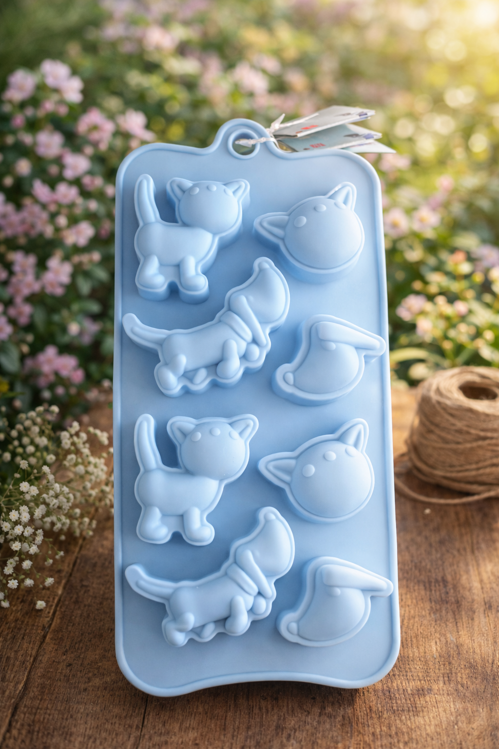 Moule silicone en forme de chien & chat