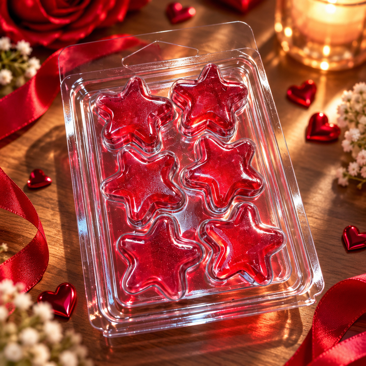 Clamshell 6 Étoiles – Pour Fondants Parfumés