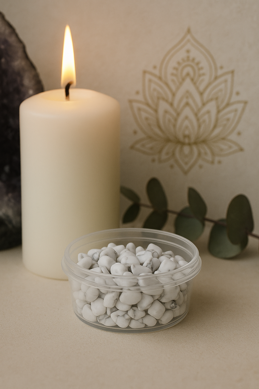 Chips de Howlite - Apaisement, Gestion du stress & Harmonie intérieur