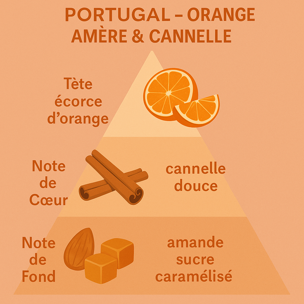 Portugal : Orange amĂšre & cannelle
