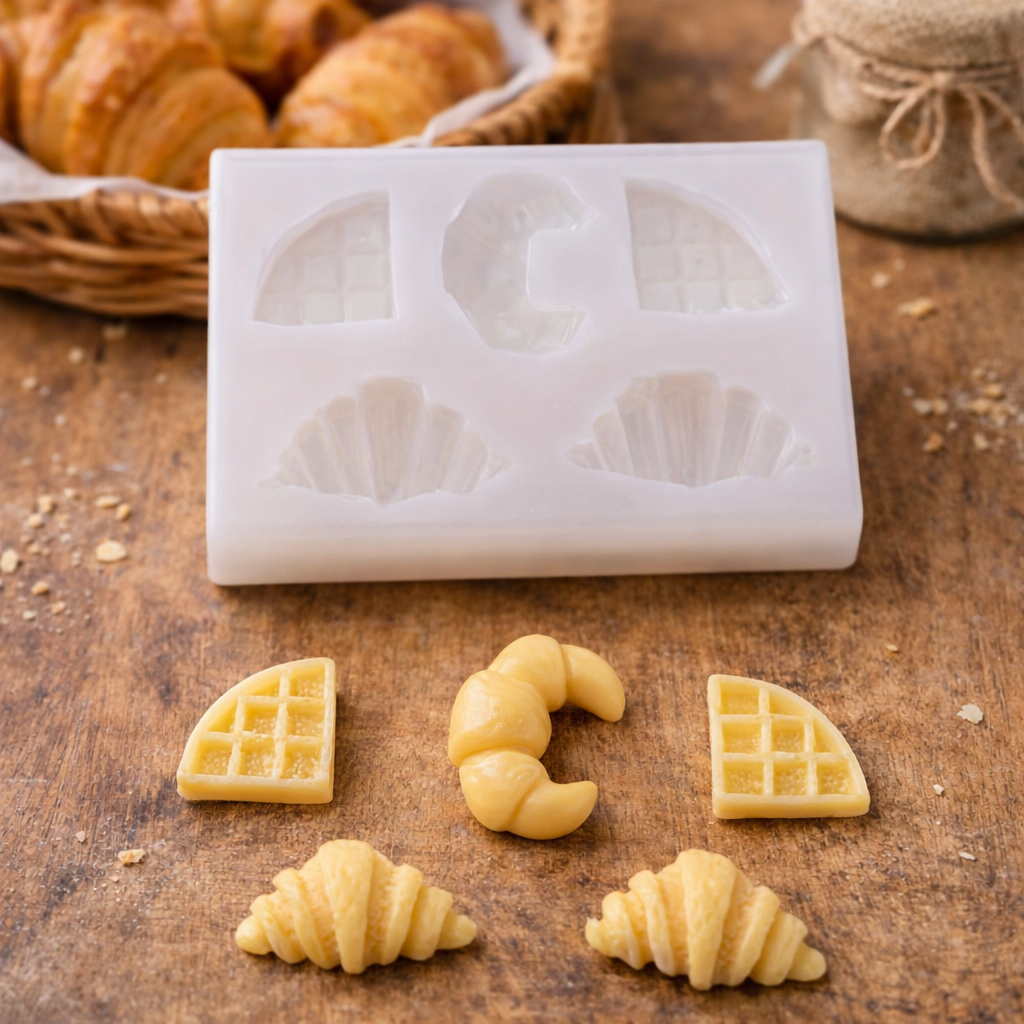 Moule en silicone – Mini Croissants & Pâtisseries
