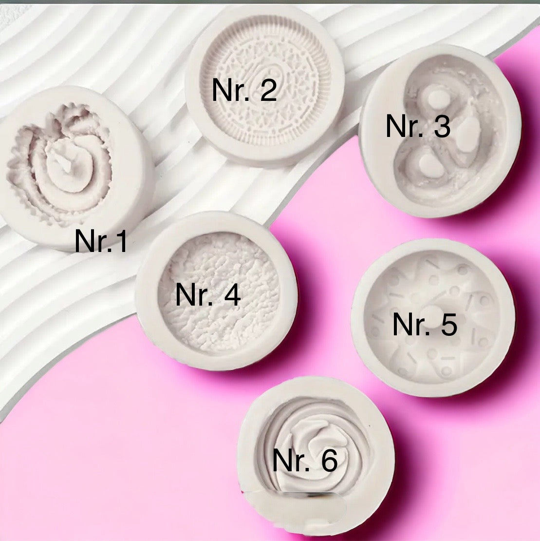 Moule silicone style biscuit