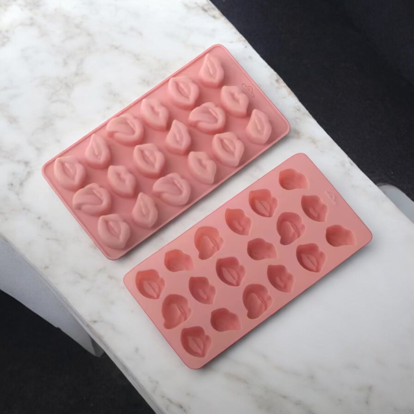 Moule silicone bouche amusante 18 cavités