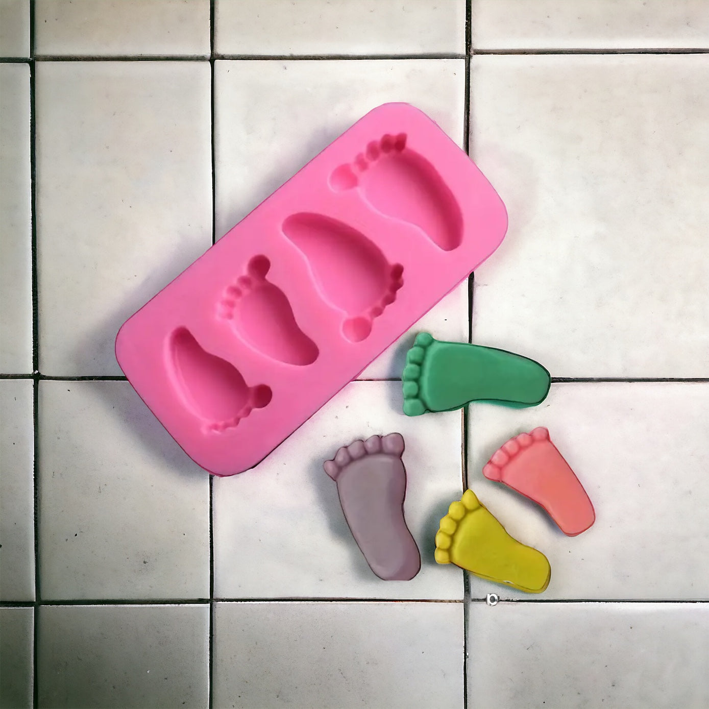 Moule silicone petit pieds