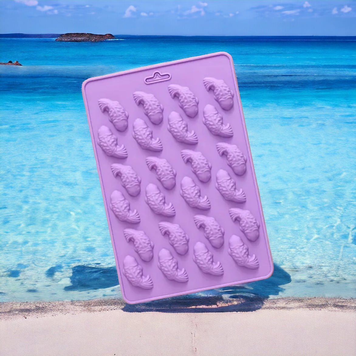 Moule silicone en forme petit poisson
