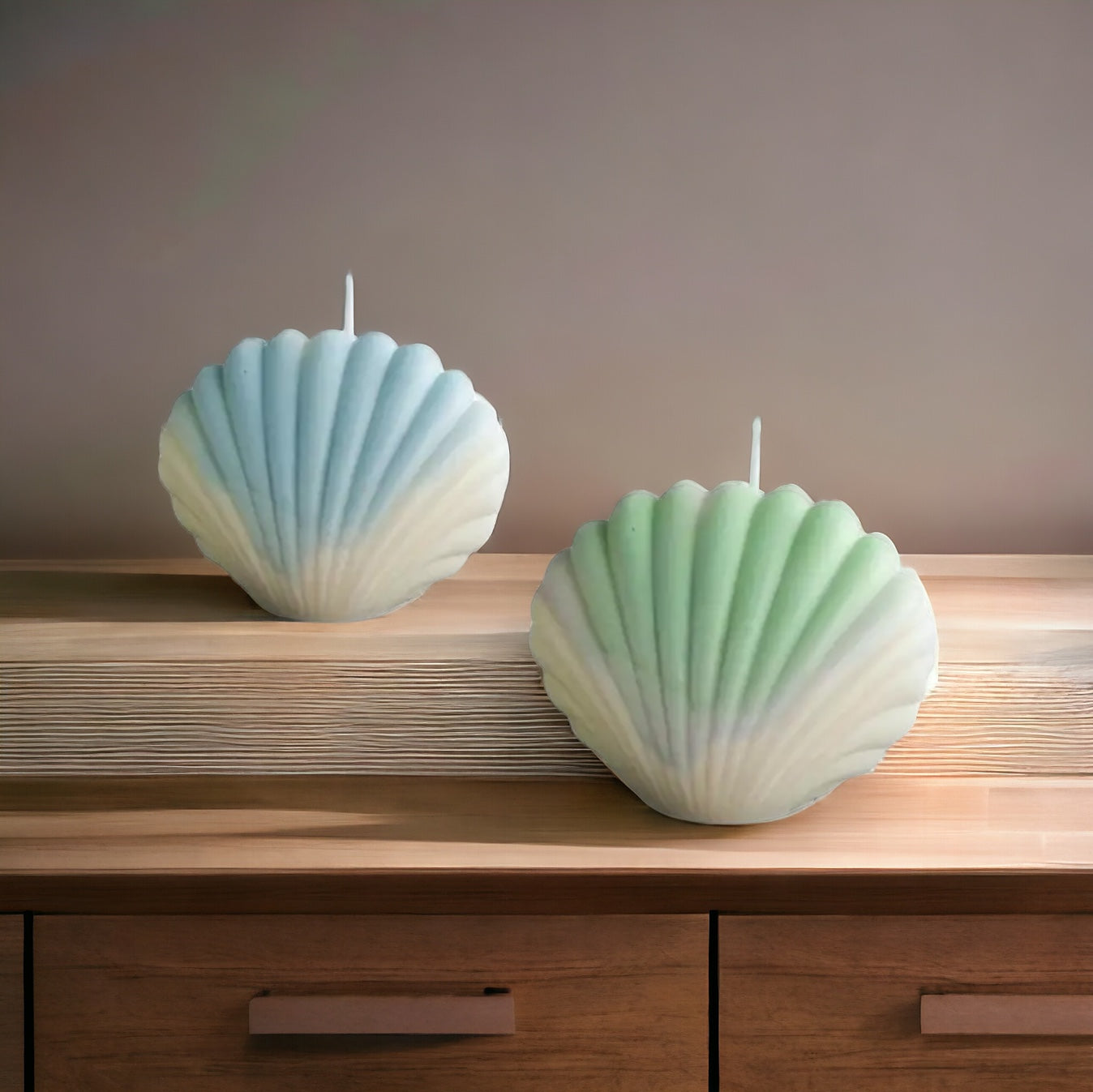 Moule silicone bougie coquillages