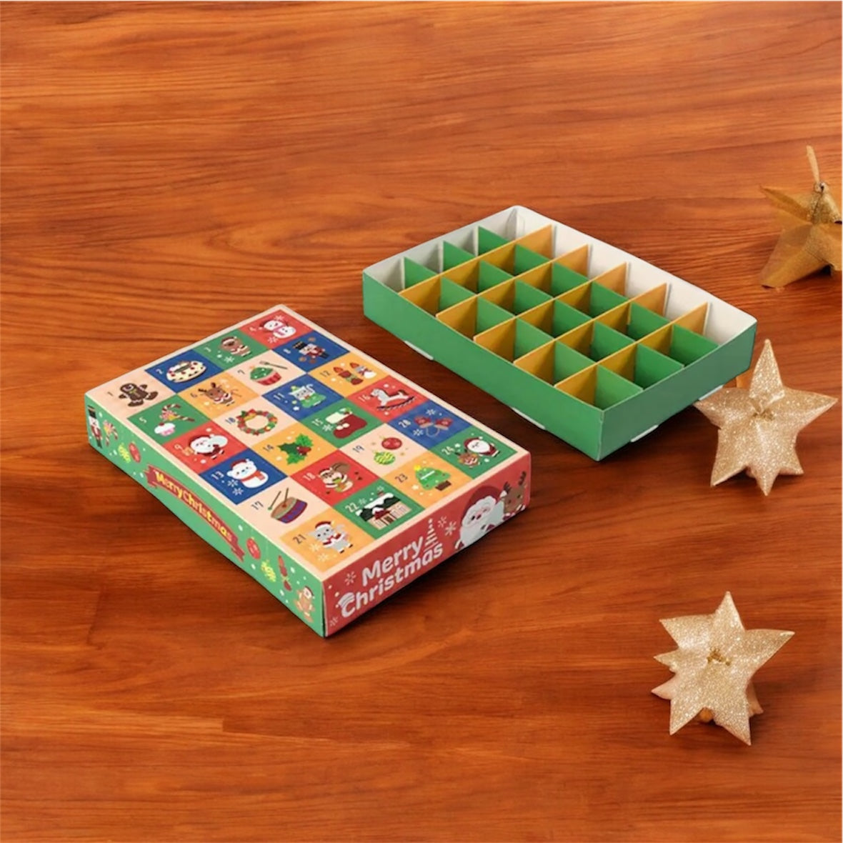 Calendrier de l’Avent 24 cases à remplir (disponible immédiatement)