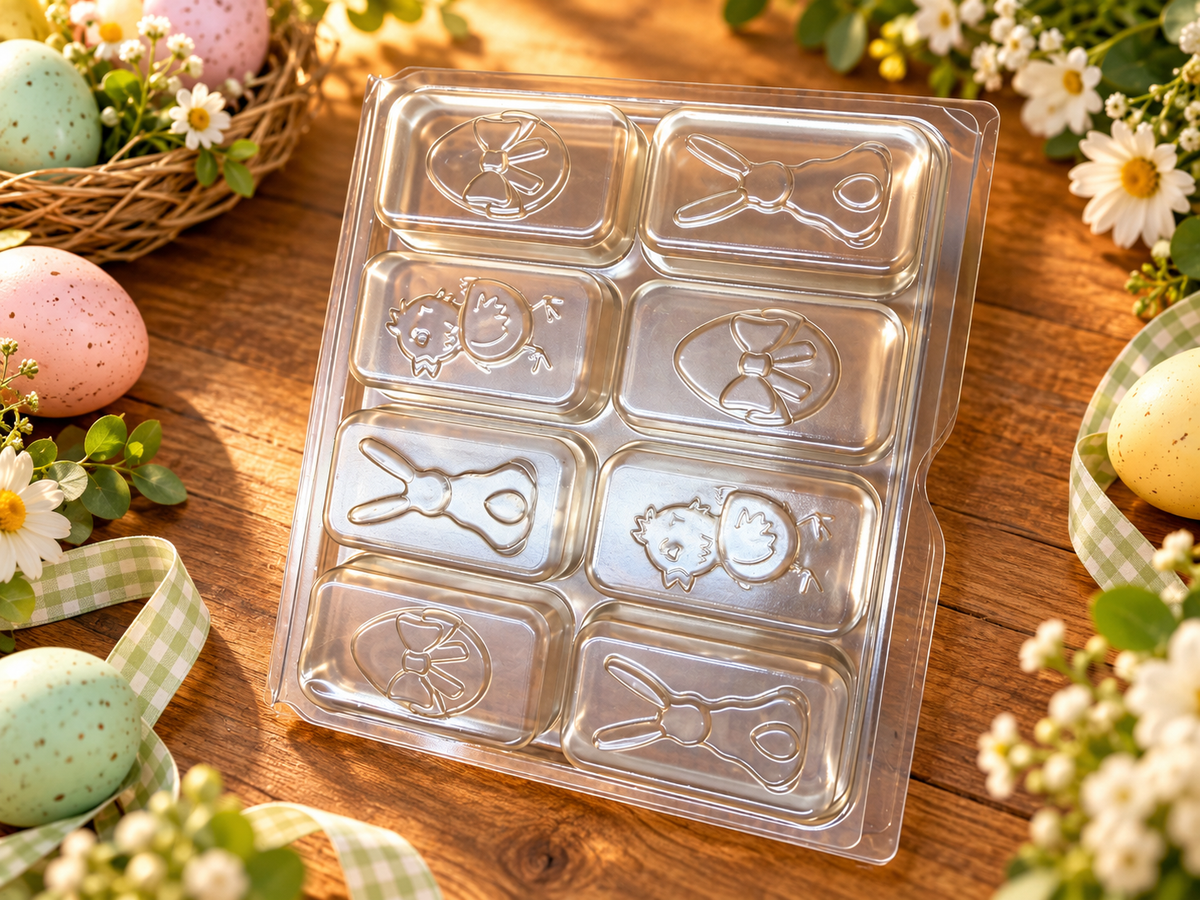 Clamshell de Pâques – 8 Cavités – Pour Fondants Parfumés