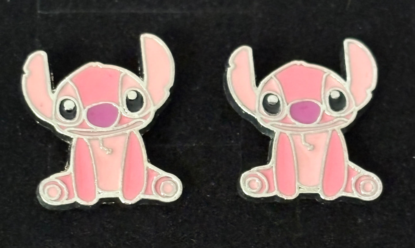 Boucles d’Oreilles Fantaisie – Angel Rose en Acier Inoxydable