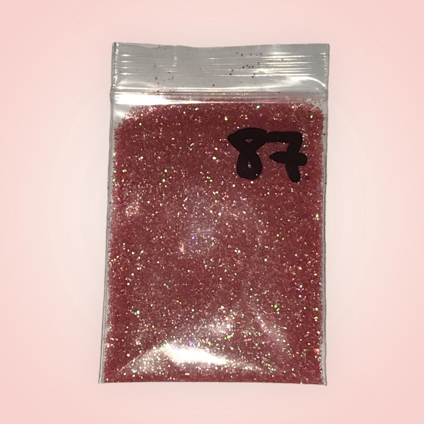 Paillette Rose Licorne holographique 87