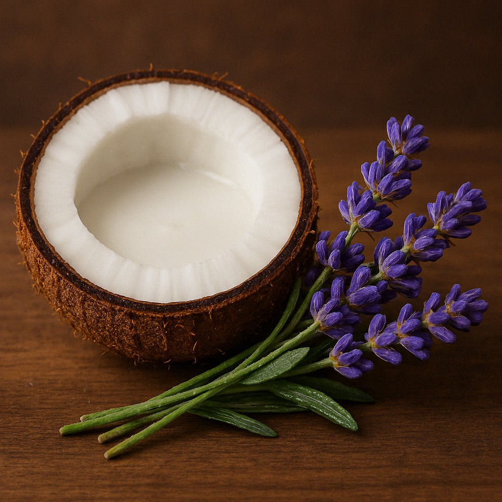 Lait de coco et lavande