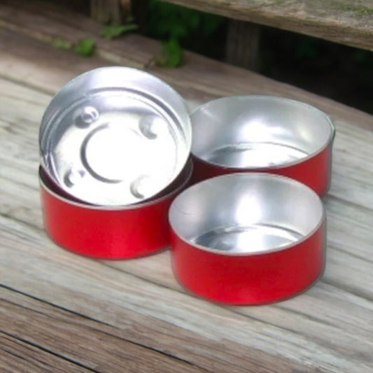 Contenant pour chauffe plat rouge