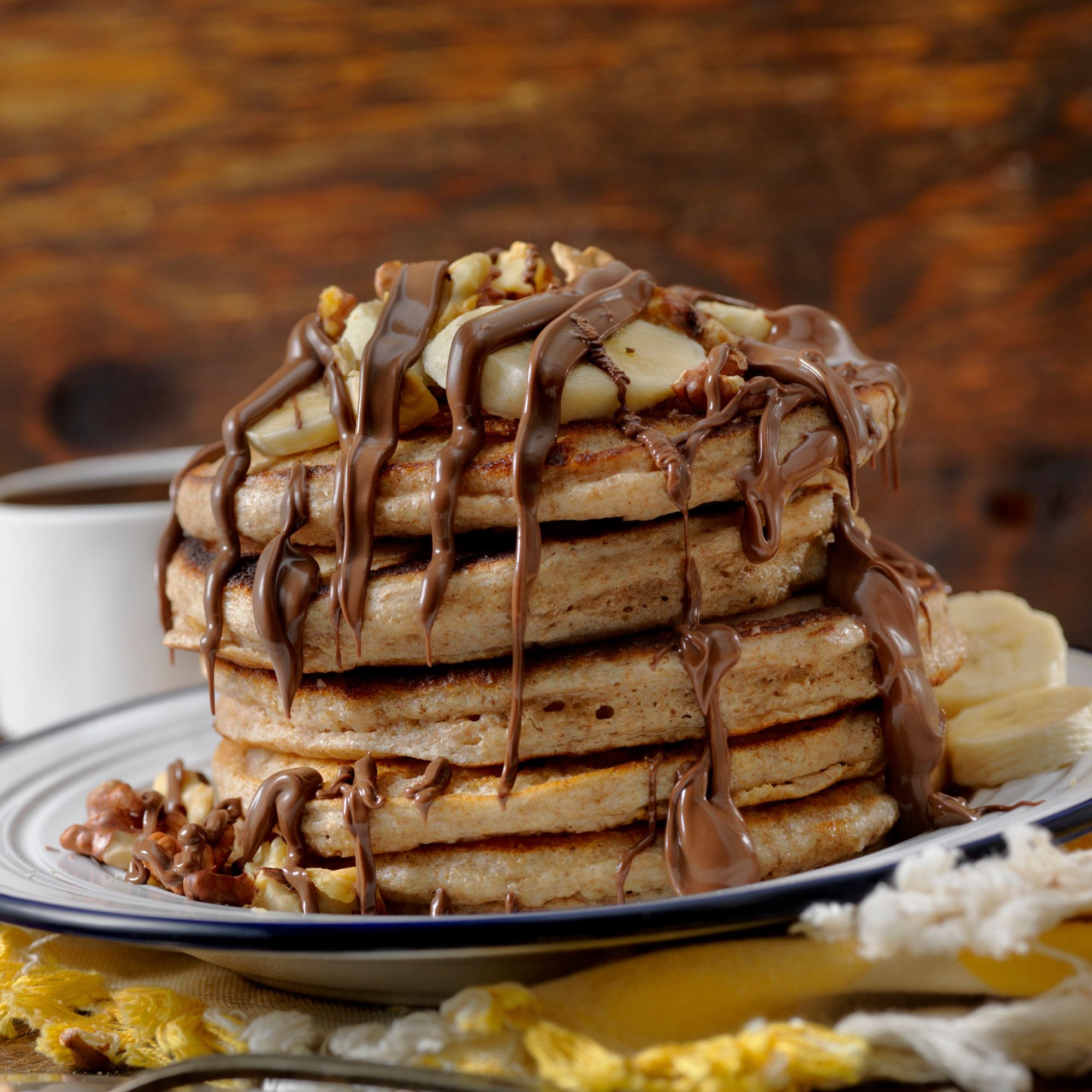 Pancake à la pâte à tartiner