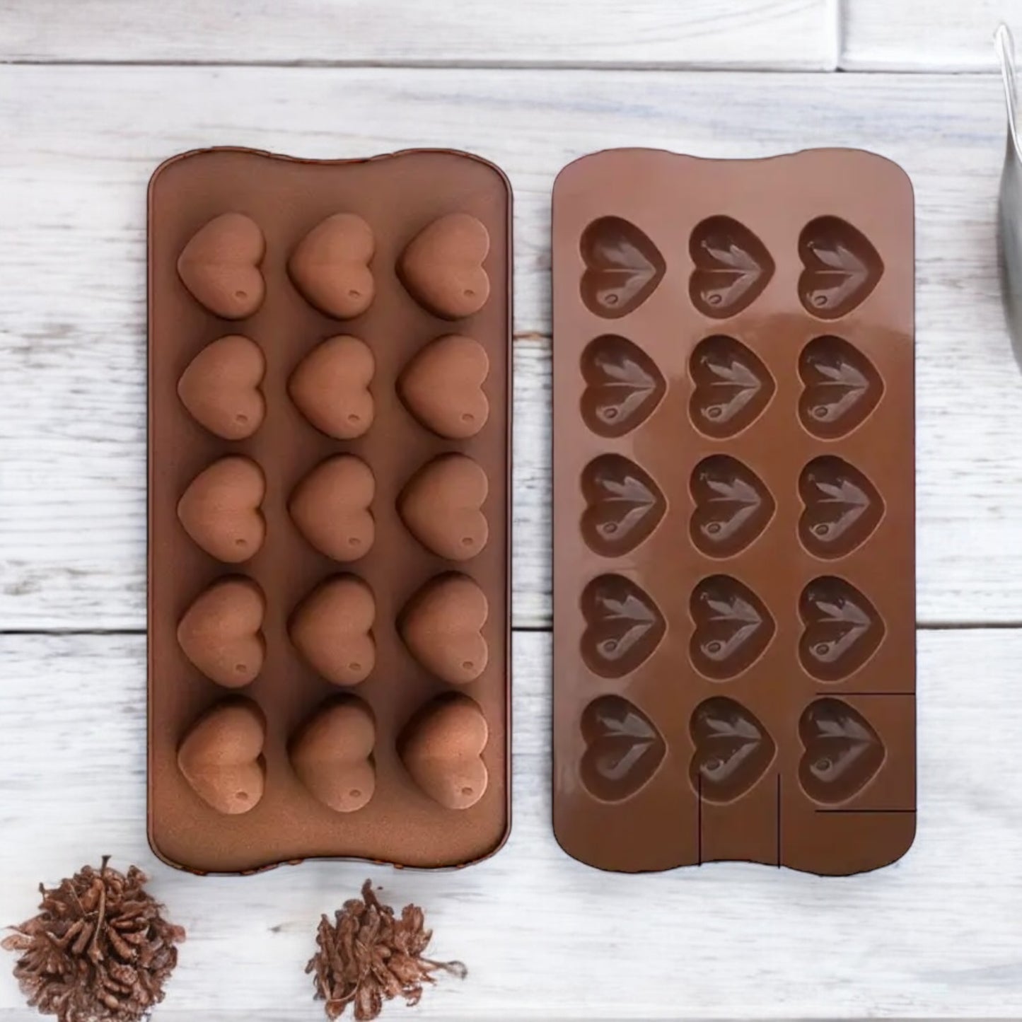 Moule silicone cœur arrondi