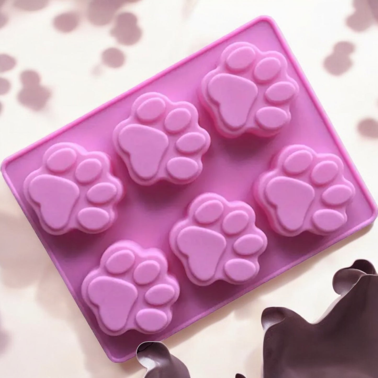 Moule silicone pâte de chien fondant