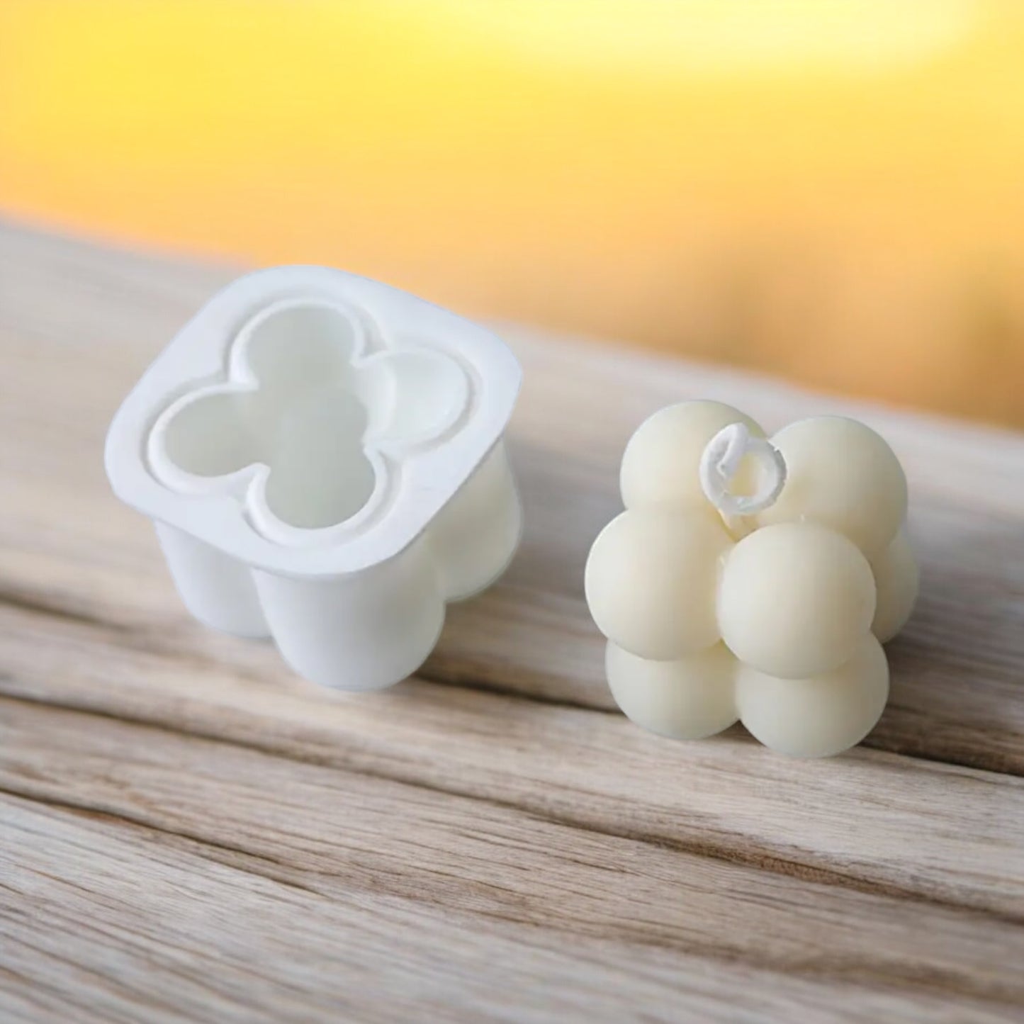 Moule silicone mini bubble bougie