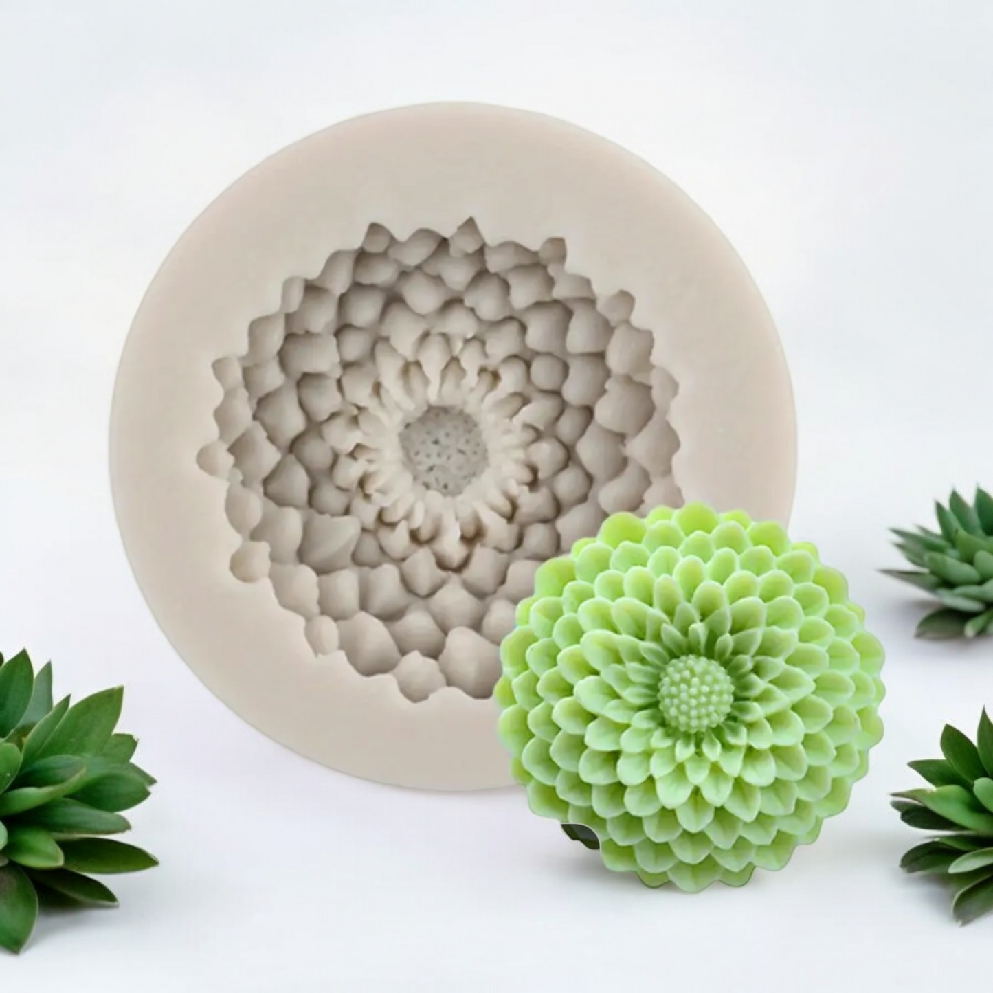 Moule silicone chrysanthèmes
