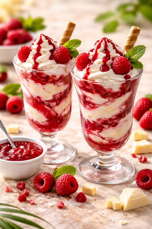 Ondulation de framboise