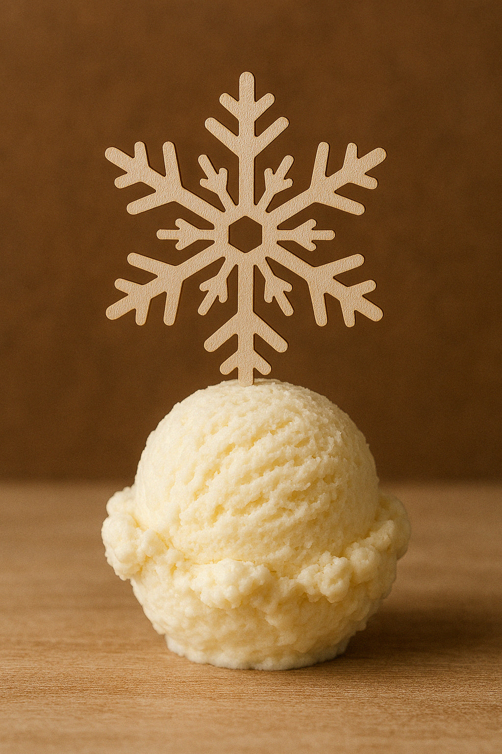 Flocon de neige à la vanille