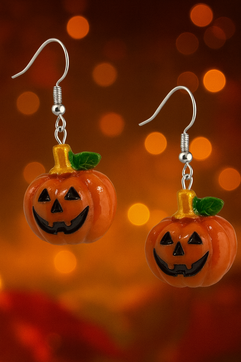 Boucles d’oreilles Halloween « Citrouille »