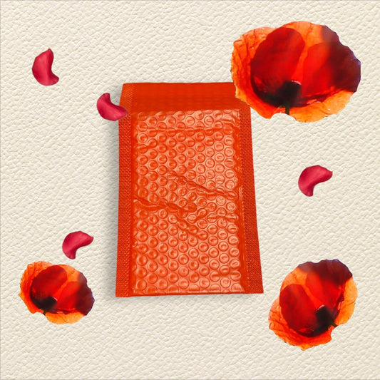 Enveloppe à bulle 9x14 Rouge  10 pièces