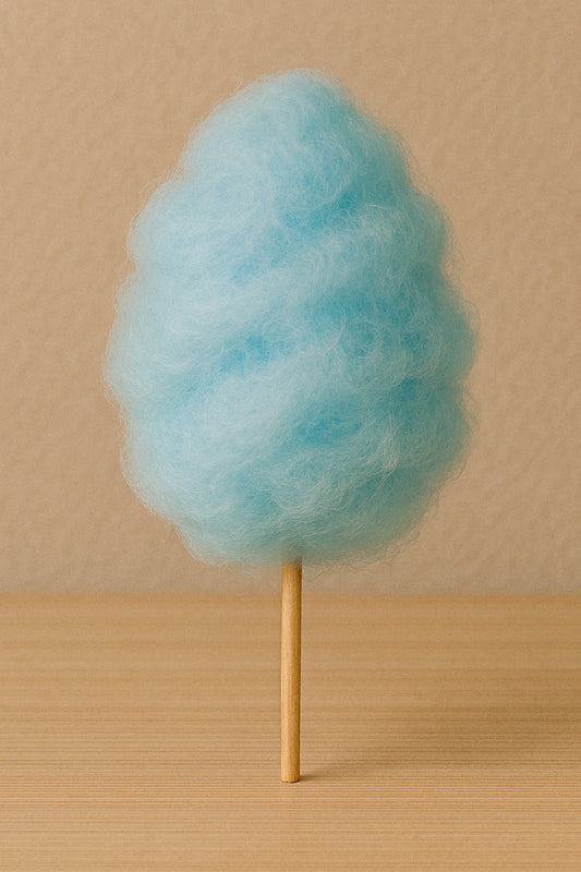 Barbe à papa bleu