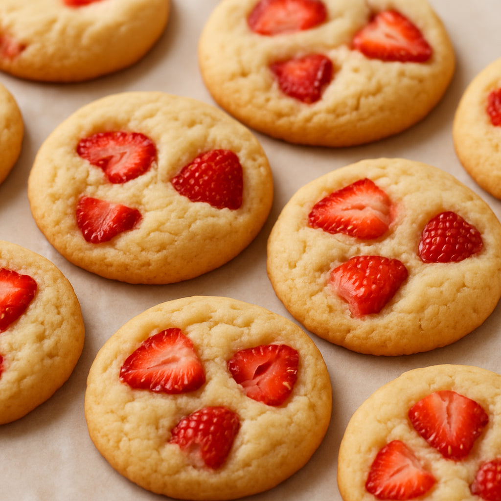 Cookies à la fraise