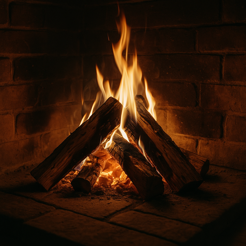 Feu de bois cosy