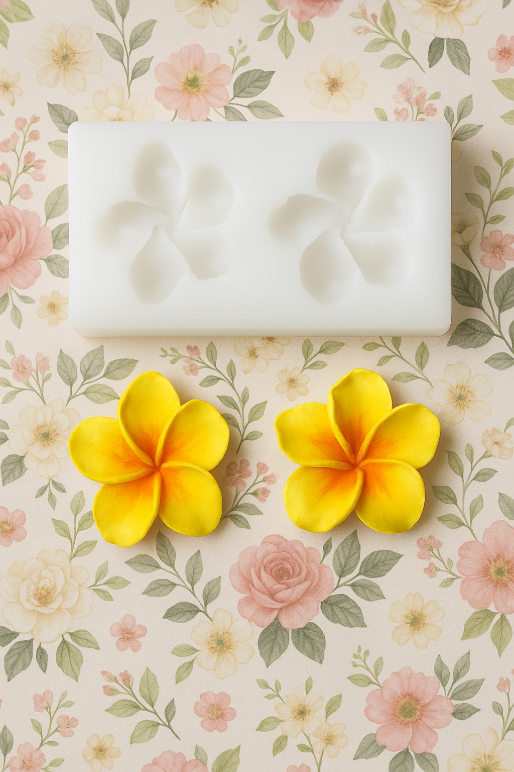 Moule en silicone – Fleur de frangipanier