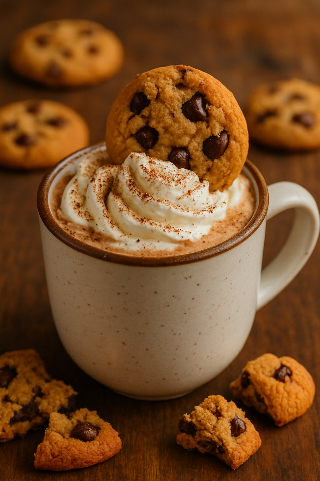 Chocolat chaud aux cookies
