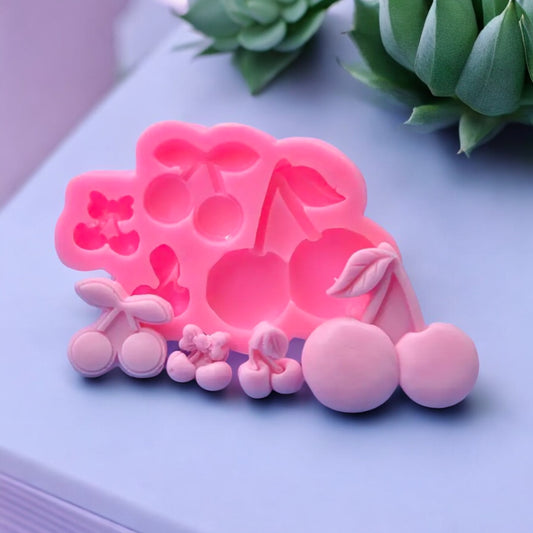 Moule silicone Cerises plusieurs taille