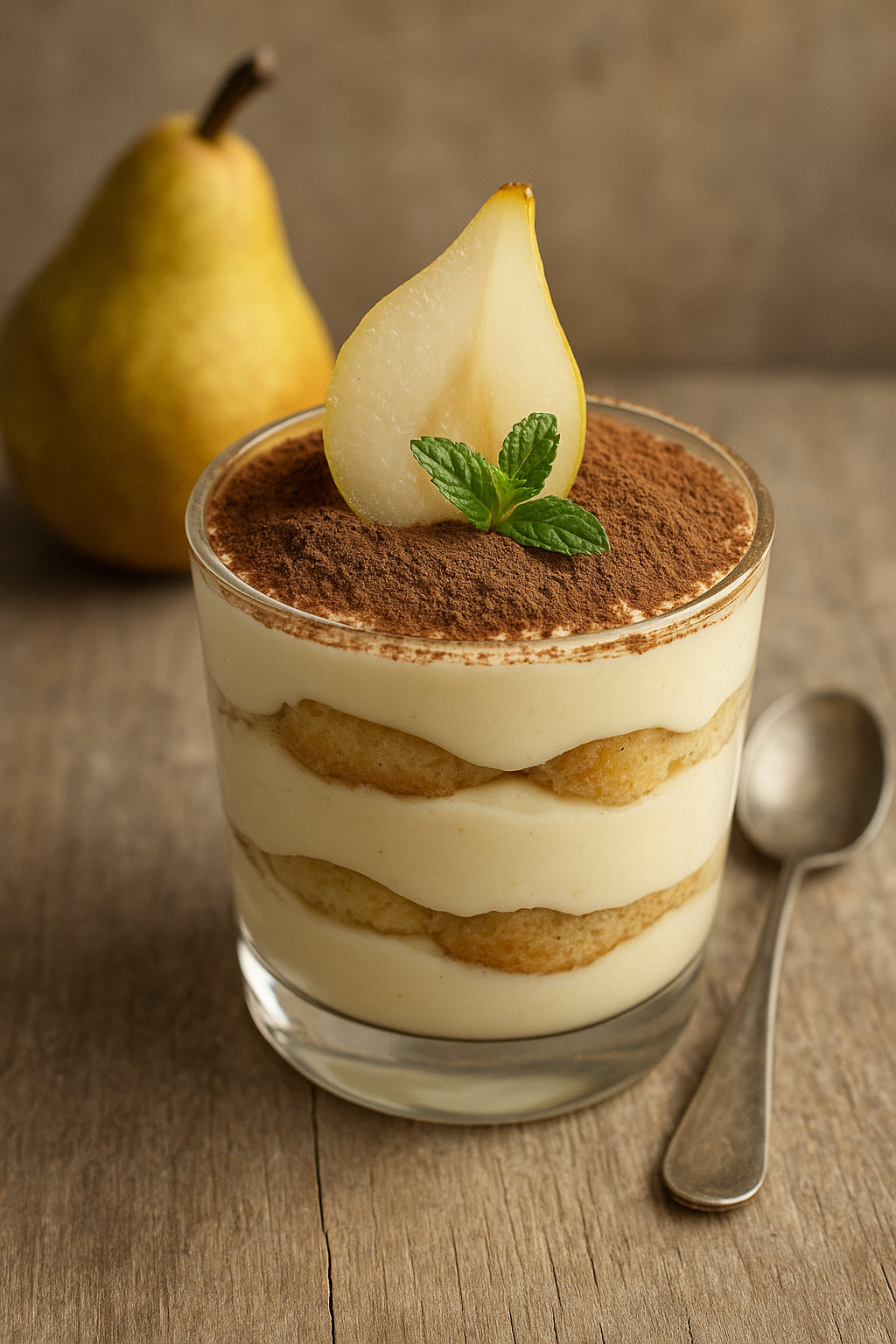 Tiramisu poire