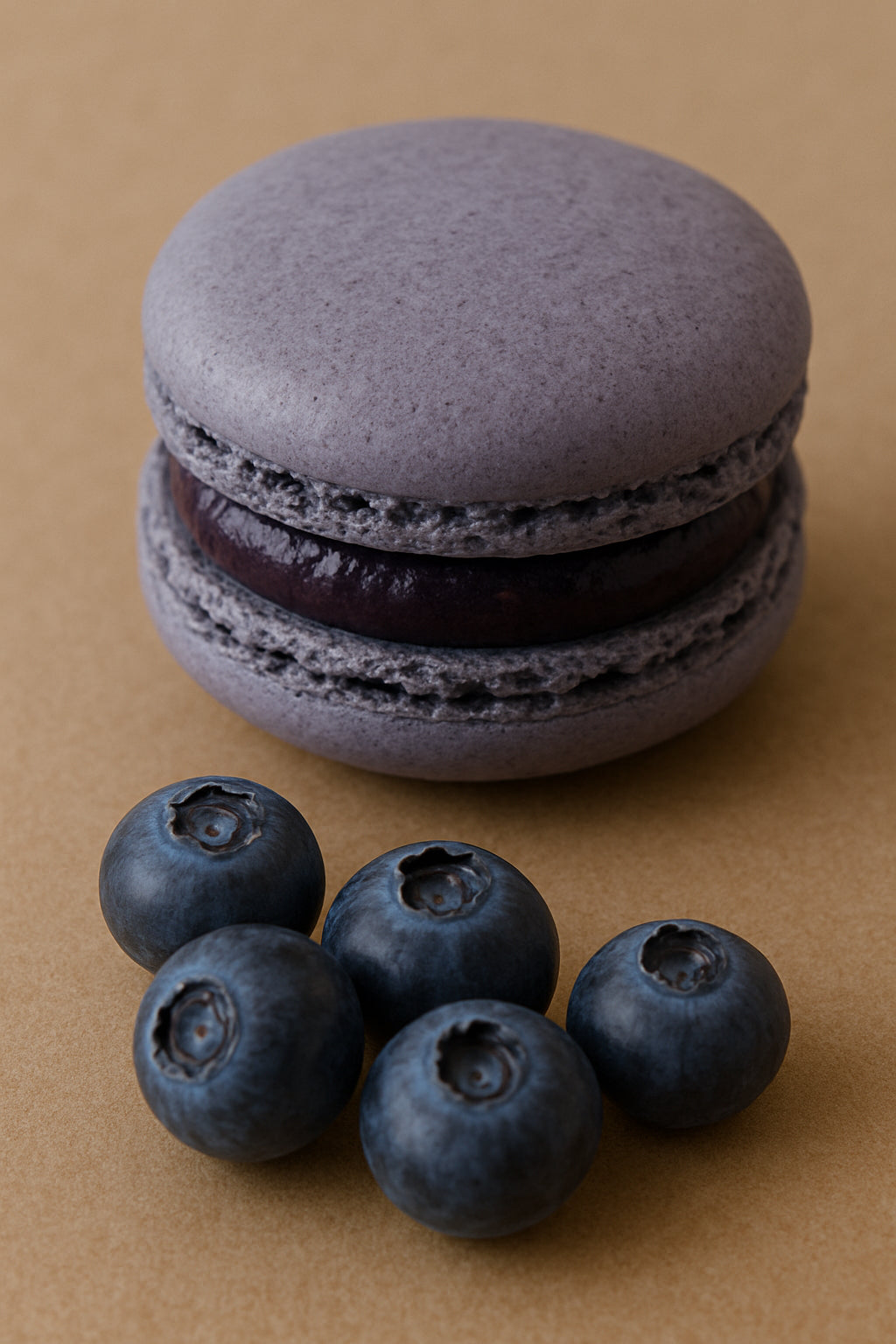 Macaron myrtille