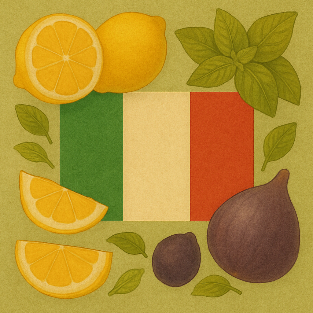 Italie : Citron de Sicile & basilic